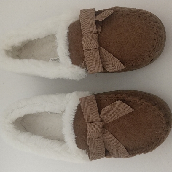 New Cognac Sonoma Fur Lined Moccasins sz Medium 7/8 - Picture 5 of 6